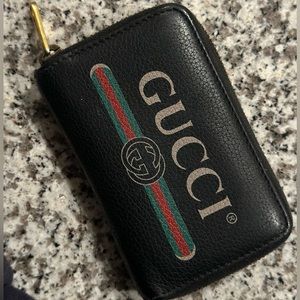 Gucci small zip around wallet